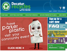 Tablet Screenshot of decaturrecycles.com